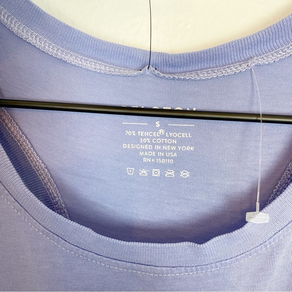 Peloton Flow Racer Tank Top In Periwinkle - Picture 5 of 6